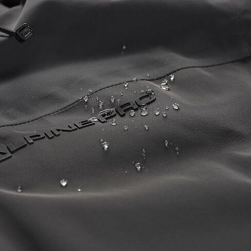 ALPINE PRO Men's Premium PTX Waterproof Windproof Thermal 3-Layer Hooded Ski Jacket for Sonwsports Snowboarding Skiing in Kuwait