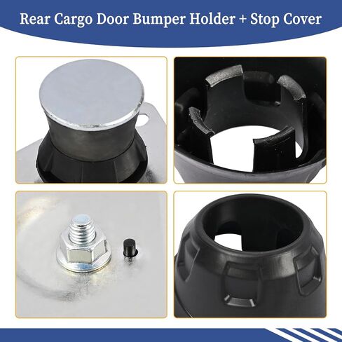 Rear Bumper Outer Support Rear Door Reinforcement Holder Bumper Secure BK3Z-61247A64-C Compatible with Ford Transit-150 250 350 350 HD 2015-2019 Rear Doors Buffer Stopper Magnet in Saudi Arabia
