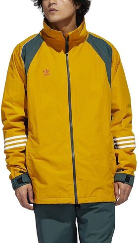 Adidas DNA 10K Snowboard Jacket Mens Sz S Legend Gold/Mineral Green/White in Saudi Arabia