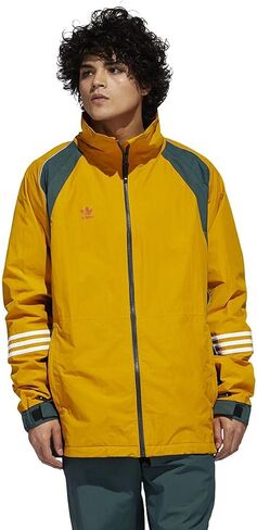 Adidas DNA 10K Snowboard Jacket Mens Sz S Legend Gold/Mineral Green/White in Saudi Arabia