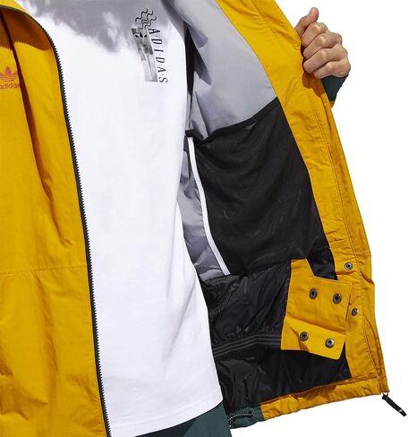 Adidas DNA 10K Snowboard Jacket Mens Sz S Legend Gold/Mineral Green/White in Saudi Arabia