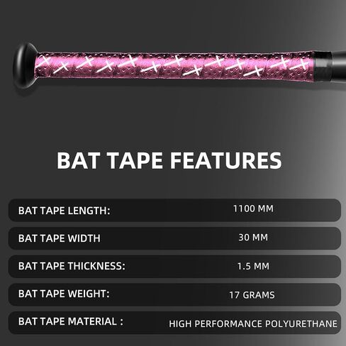 Faith Cross Religious Baseball Bat Grip Tape, 1.1mm Precut Full Adhesive Bat Wrap for Baseball & Softball, Anti-Slip Sports Bat Handle Grip in Saudi Arabia