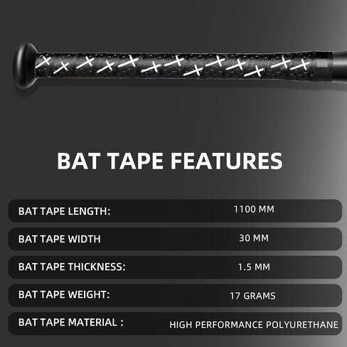 Faith Cross Religious Baseball Bat Grip Tape, 1.1mm Precut Full Adhesive Bat Wrap for Baseball & Softball, Anti-Slip Sports Bat Handle Grip in Saudi Arabia