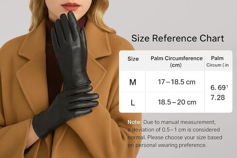 Women's Sheepskin Leather Gloves Winter Warm Short Fleece Lined Mittens Touchscreen Driving Gloves Soft Cozy Fit in Saudi Arabia
