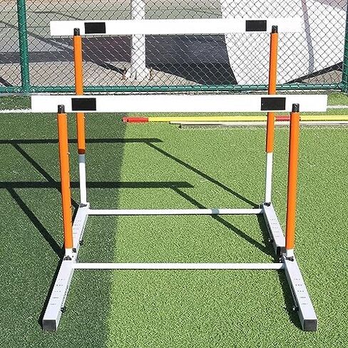Track and Field Hurdles Training Equipment, Agility Soccer Training Hurdles Poles Set, 5 Height Adjustable Obstacles for Outdoor Workout (Color : 1 PC) in Saudi Arabia