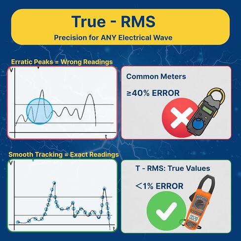 Meter Digital Clamp Meter Voltage 1000a AC/DC AMP Voltmeter ، TRMS تلقائيًا مع LCD و NCV الخلفية ؛ يقيس الحالية ، درجة الحرارة ، دورة العمل ، السعة ، التردد in Saudi Arabia
