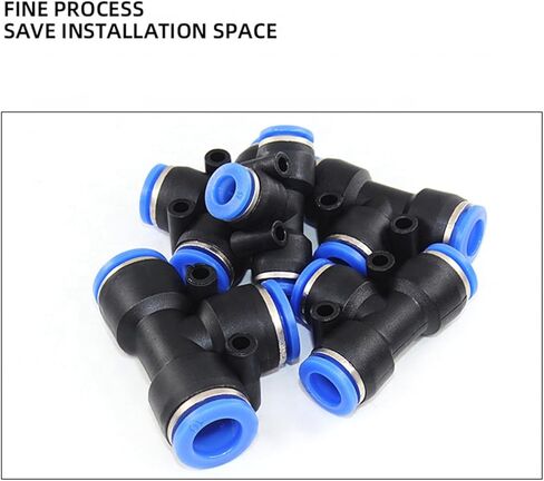 التجهيزات الهوائية خرطوم الهواء خرطوم الهواء السريع 4 مم إلى 16 مم موصلات أنابيب الماء الأجزاء الهوائية دفع في 5pcs (PE5/16) in Kuwait