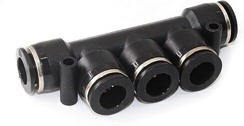 5 Way Pneumatic Quick Coupling PK Multiple Pneumatic Connector Plastic Fittings PK-4 PK-6 PK-8 5Pcs(PK4) in Kuwait