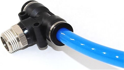 ذكور الخيط T نوع TEE TEE ONE TOUCH ELBOW TUBE PATTES in لتوصيل التجهيزات الهوائية PL 5pcs (PB8-3/8) in Saudi Arabia