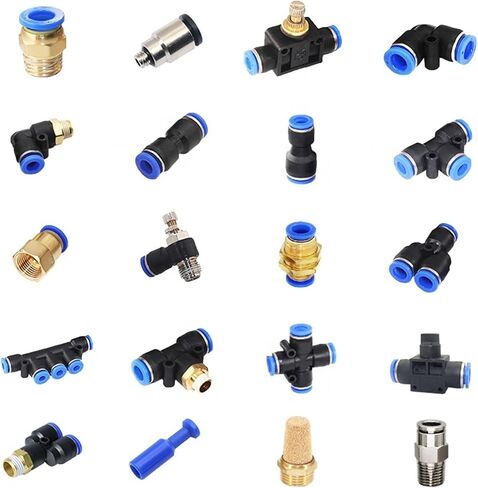 موصل خرطوم الهواء المناسب الهوائي BSPT NPT ضغط سريع في موصل أنابيب الهواء 2PCS (تنبيب الأنثى PCF) in Kuwait