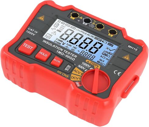 Sanpyl Digital عزل العزل المقاوم اختبار الجهد العالي megohmmeter 2500V لمحرك المحولات ، مناسبة للمعدات الكهربائية in Saudi Arabia