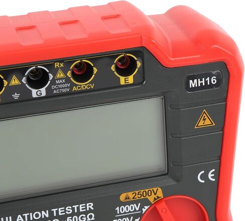 Sanpyl Digital عزل العزل المقاوم اختبار الجهد العالي megohmmeter 2500V لمحرك المحولات ، مناسبة للمعدات الكهربائية in Saudi Arabia