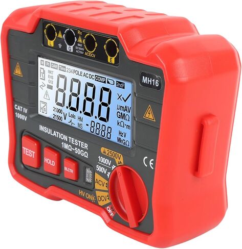 اختبار مقاوم العزل الرقمي عالي الدقة megohmmeter 2500V اختبار المقاوم الجهد العالي لمحرك المحولات in Saudi Arabia