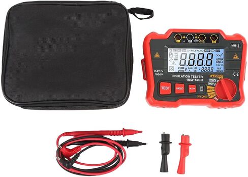 اختبار مقاوم العزل الرقمي عالي الدقة megohmmeter 2500V اختبار المقاوم الجهد العالي لمحرك المحولات in Saudi Arabia