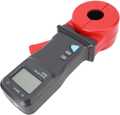 Generic Digital Ohm Meter, 0.01-1000Ω 32mm Clamp Type Safe and Stable Accurate Testing Electrical Ohmmeter 0.001Ω Resolution for Power Application in Saudi Arabia