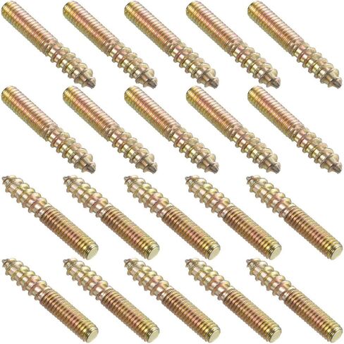 من الأعلى 20pcs براغي شماعات M4x25mm ، البراغي ذات الرأس المزدوج المسمار النقر على الذات ، مسامير سحرية مزدوجة ، شماعات تويضة المسمار ، مسامير خشبية متورمة ، براغي الماكينة لأثاث المفاصل الخشبية in Saudi Arabia