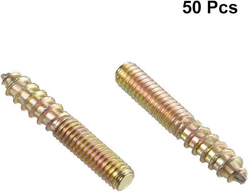 من الأعلى 20pcs براغي شماعات M4x25mm ، البراغي ذات الرأس المزدوج المسمار النقر على الذات ، مسامير سحرية مزدوجة ، شماعات تويضة المسمار ، مسامير خشبية متورمة ، براغي الماكينة لأثاث المفاصل الخشبية in Saudi Arabia