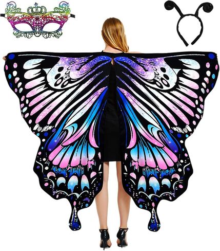 Butterfly Wings Adult Butterfly Costume for Women - Butterfly Cape Costume Perfect for Halloween in Kuwait