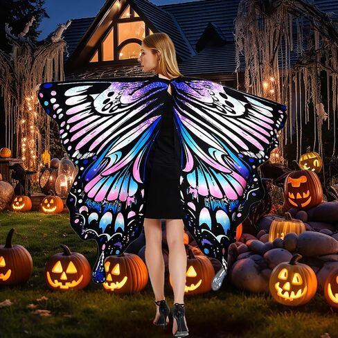 Butterfly Wings Adult Butterfly Costume for Women - Butterfly Cape Costume Perfect for Halloween in Kuwait