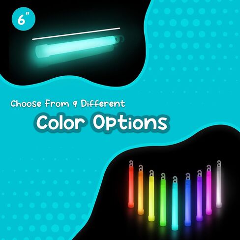 Windy City Novelties - 25 Pack - 6" Premium Glow Sticks in Saudi Arabia