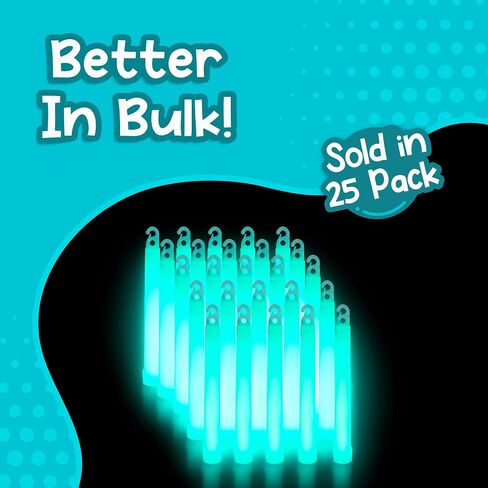 Windy City Novelties - 25 Pack - 6" Premium Glow Sticks in Saudi Arabia