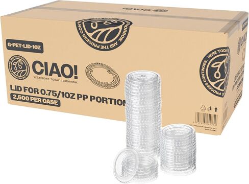 CIAO! 2OZ PP Clear Portion Cup, Lids Sold Separately (Case of 2,500) in Saudi Arabia