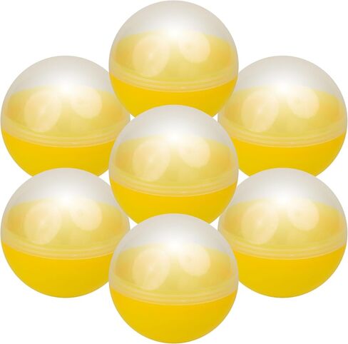 Capsule Vending Machine Translucent-Red Round Capsules Empty 14 pcs 3.9 inch - Gumball Machine Capsules Easter Basket Stuffers Birthday Gifts - Pinata Stuffers Craft Supplies Claw Machine Refills in Saudi Arabia