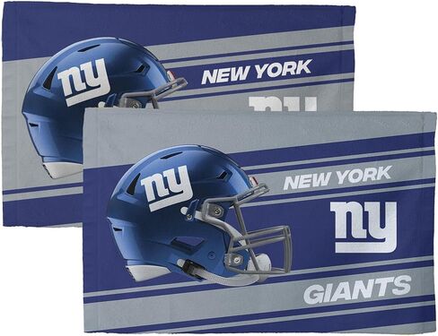 شمال غرب NFL NEF New York Giants مجموعة مناشف المعجبين 2 حزمة ، 16 "× 25" لكل منها ، انتقاد ، ألوان الفريق in Saudi Arabia
