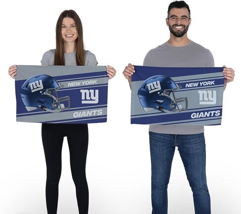 شمال غرب NFL NEF New York Giants مجموعة مناشف المعجبين 2 حزمة ، 16 "× 25" لكل منها ، انتقاد ، ألوان الفريق in Saudi Arabia