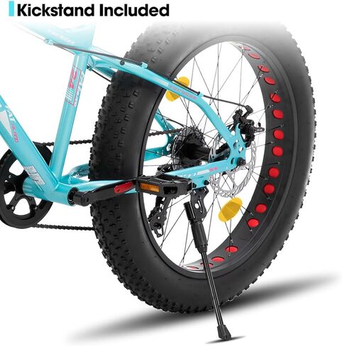 هيلاند 24 26 بوصة الدراجة الجبلية الإطارات الدهنية للرجال والنساء ، شاطئ عالي الكربون من الصلب والثلوج عريض الإطارات الدراجات البال in Kuwait