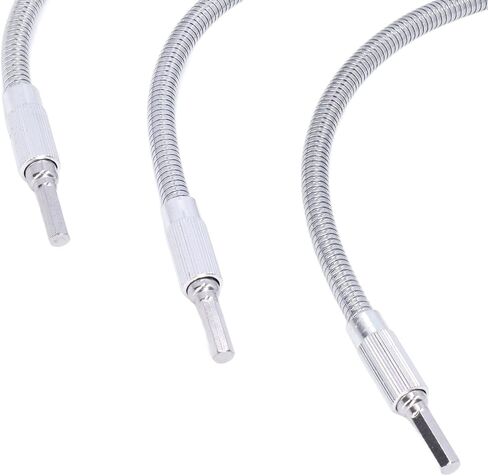 مجموعة تمديد العمود المرن المرن Aramox Premium High Carbon Felet للعمل المرن في المساحات الضيقة - 3pcs حامل البت البت العالمي لتلبية احتياجات العمل المختلفة in Kuwait
