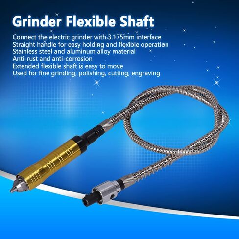 Grinder Flexible Shaft, Extended Flexible Shaft Handle Chuck Adapter, Electric Drill Grinder Cable for Engraving Polishing Carving Tasks in Saudi Arabia
