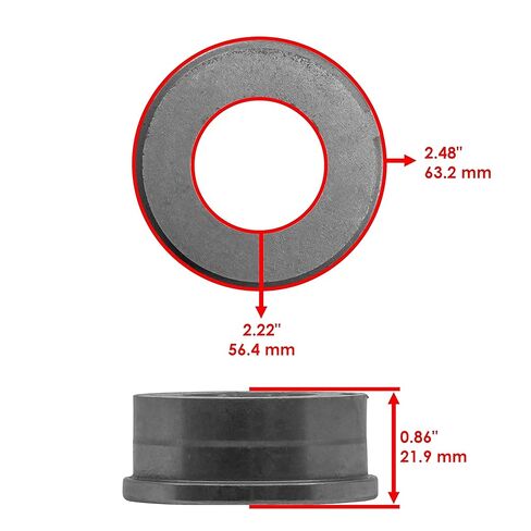 Caltric التوجيه عمود وترس مع جلبة وجلبة وغسالة متوافقة مع John Deere x300 x304 x320 x324 x340 x500 x52 in Kuwait