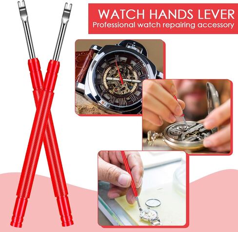 2Pcs Watch Hand Removal Tools, Multifunction Watch Minute Second Hour Hands Removal Tool Watchmaker Repairing Making Tools Watch Hand Remover Setting Tool for Watch Hands Repair Replace in Saudi Arabia