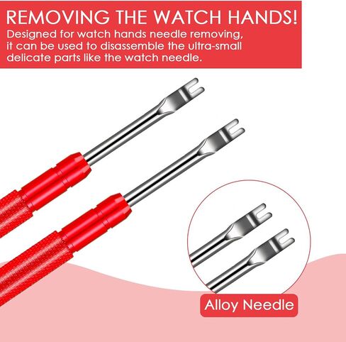 2Pcs Watch Hand Removal Tools, Multifunction Watch Minute Second Hour Hands Removal Tool Watchmaker Repairing Making Tools Watch Hand Remover Setting Tool for Watch Hands Repair Replace in Saudi Arabia