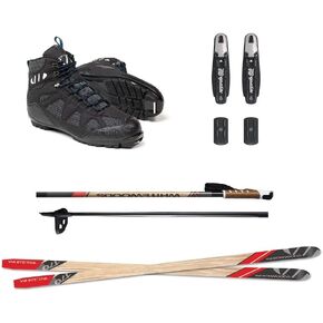 Whitewoods Whitetail Adult Metal Edge Cross-Country NNN Ski Package - Skis, Boots, Bindings, Poles | 170CM (for Skiers 131-155 lbs.) in Saudi Arabia