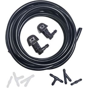 طقم فوهة الغسالة الأمامية للزجاج الأمامي من أجل Honda Odyssey 2011 2012 2013 2014 2015 2015 2017 يحل محل 76810-TK8-A01 76810TK8A21 Wiper Fluid Washer Skuzz Jet in Kuwait