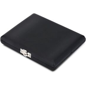 Wood + Pu Leather Cover Cover Case Box for 10/12 / 20pcs oods (حزمة 10) in Kuwait