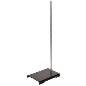 United Scientific ™ Lab Stand - معدات مختبر الكيمياء - القاعدة: 9 "× 6" ، قضيب تجميع: 24 "L x 12mm ديا - الصلب الثقيل المقاوم للتآكل ، دعم الدعم in Saudi Arabia