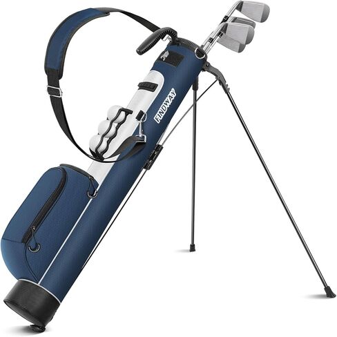 Findway Golf Stand Bag ، Par 3 Golf Bag Pitch N Putt Small Golf Bag مع حامل الكرة وحقيبة أكثر برودة وحقيبة غولف خفيفة الوزن للرجال نساء in Kuwait