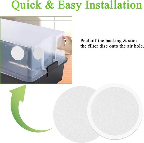 24 PCS 2.5" Monotub Adhesive Filter Disks 2MM Thick Synthetic Filter Paper Stickers for DIY Monotub Mushroom Growing Supplies Replacement Filter Pads Compatible with Mono Tub in Saudi Arabia