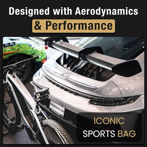 Lumiere & Co. Magnetic Quick-Release Bike Saddle Bag – Double Compartment, Low-Profile Brick Design, Designed with Fidlock's Magnetic Black V Buckle Attachment System, Mach X (Black) in Saudi Arabia