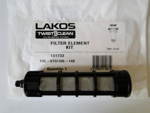 Lakos Filter Element Replacement Kit 3/4" / 1" Twist 2 Clean Twist II Clean Twistiiclean (200 MESH BLUE T2C-075/100-200 (134271)) in Saudi Arabia