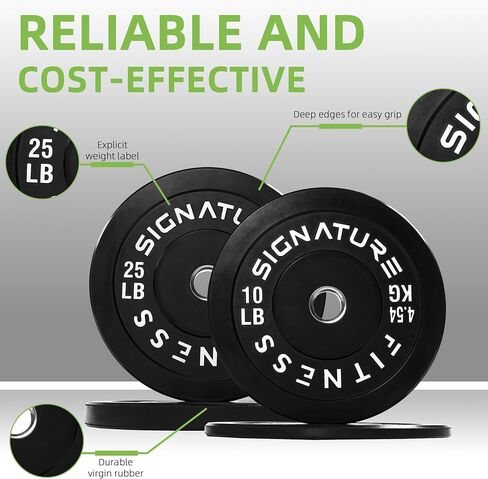 Olympic Bumper Plates Set, 2" Weight Plates for Strength Training & Weightlifting in Saudi Arabia