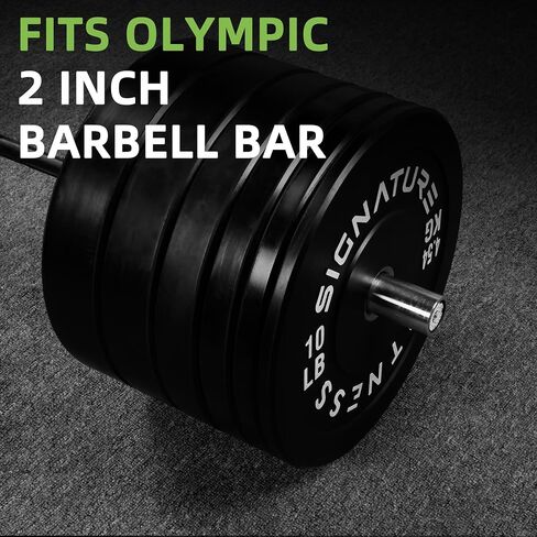 Olympic Bumper Plates Set, 2" Weight Plates for Strength Training & Weightlifting in Saudi Arabia