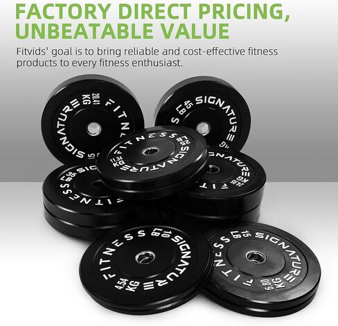 Olympic Bumper Plates Set, 2" Weight Plates for Strength Training & Weightlifting in Saudi Arabia