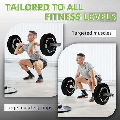 Olympic Bumper Plates Set, 2" Weight Plates for Strength Training & Weightlifting in Saudi Arabia