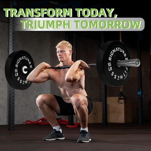 Olympic Bumper Plates Set, 2" Weight Plates for Strength Training & Weightlifting in Saudi Arabia