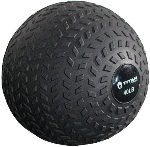Titan Fitness Rubber Tread Slam Ball ، Loons Dead ، تمرين الوزن - رمي ، الصيد ، Slam ، Twist in Kuwait