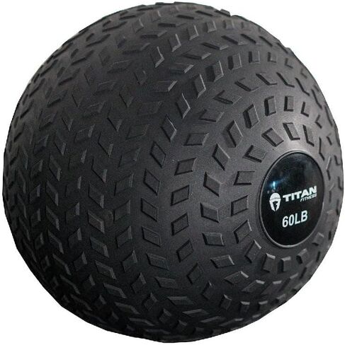 Titan Fitness Rubber Tread Slam Ball ، Loons Dead ، تمرين الوزن - رمي ، الصيد ، Slam ، Twist in Kuwait